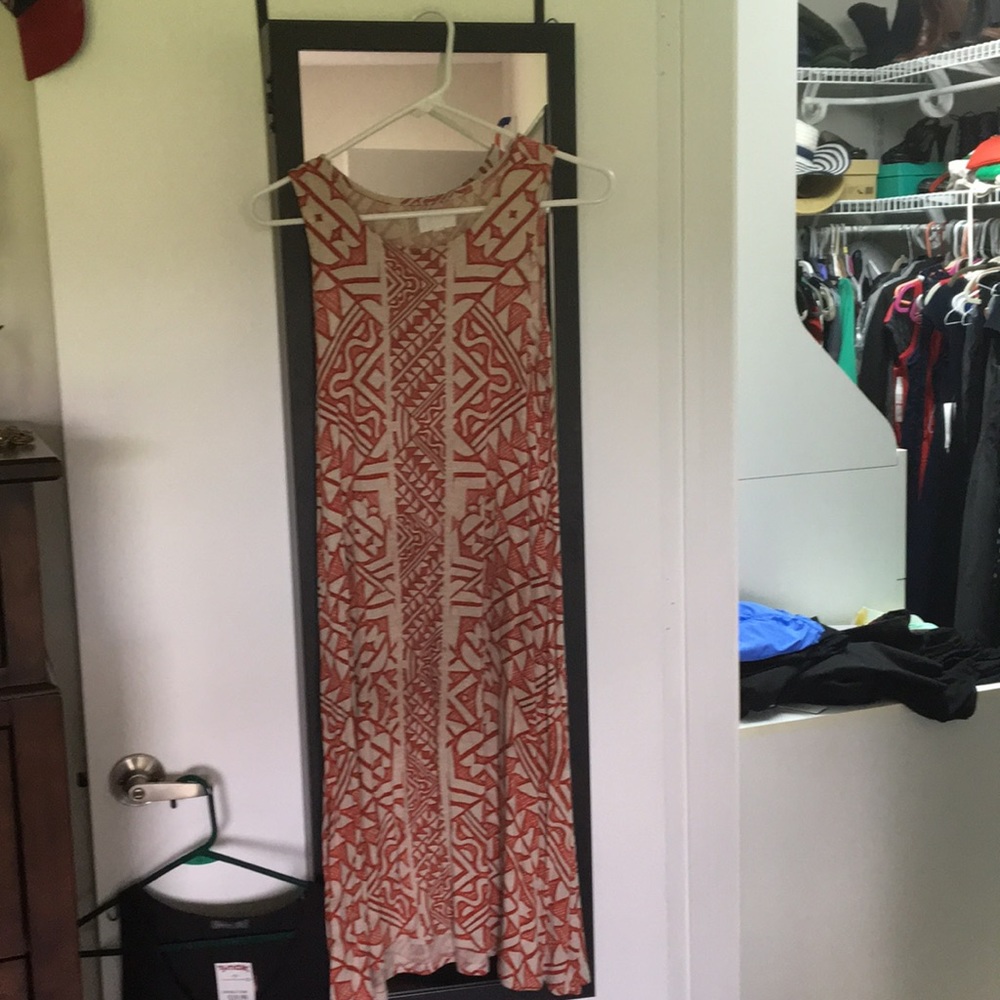 Aztec Print Maternity Dress